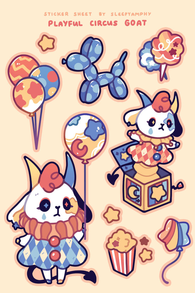 Playful Circus Clown