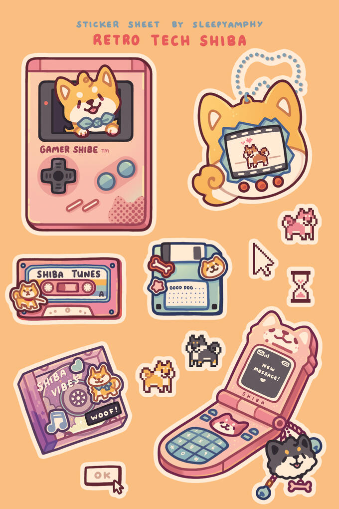 Retro Tech Shiba