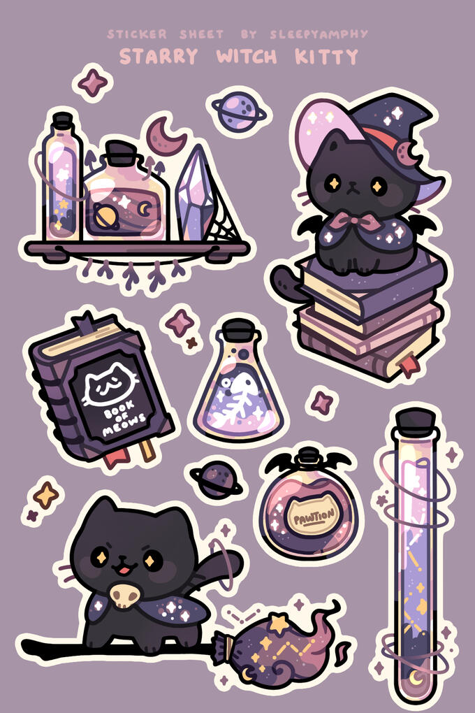 Starry Witch Kitty